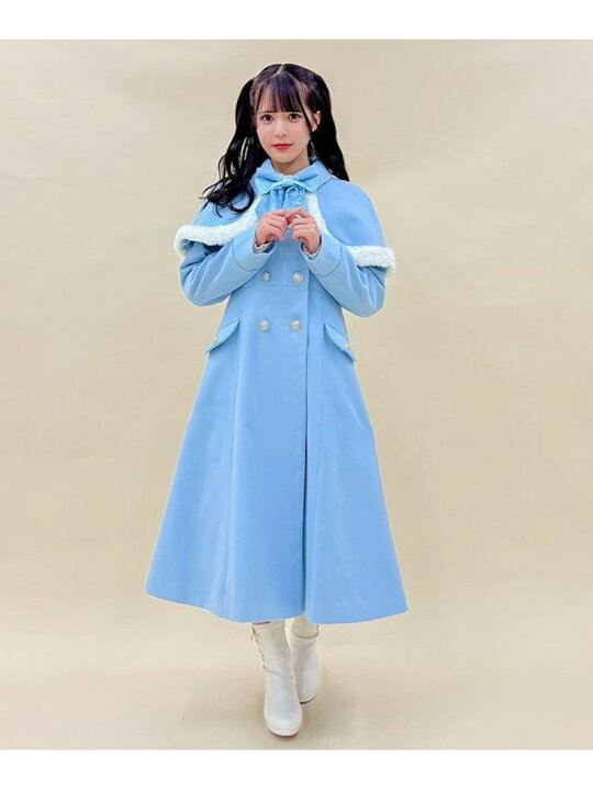 楽天市場】【SALE／60%OFF】ファーデザインケープ付コート axes femme 