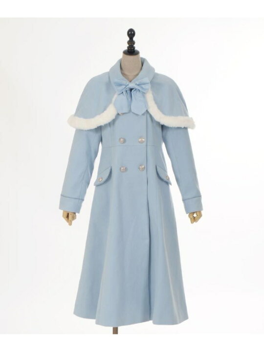 楽天市場】【SALE／60%OFF】ファーデザインケープ付コート axes femme 
