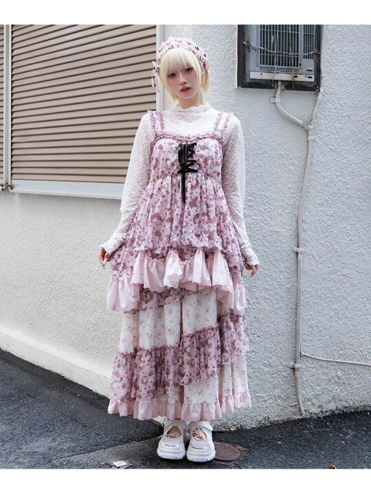 楽天市場】【SALE／44%OFF】花柄レースチュニック axes femme 