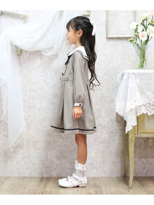 楽天市場】【SALE／50%OFF】襟付きWボタンワンピース axes femme kids 