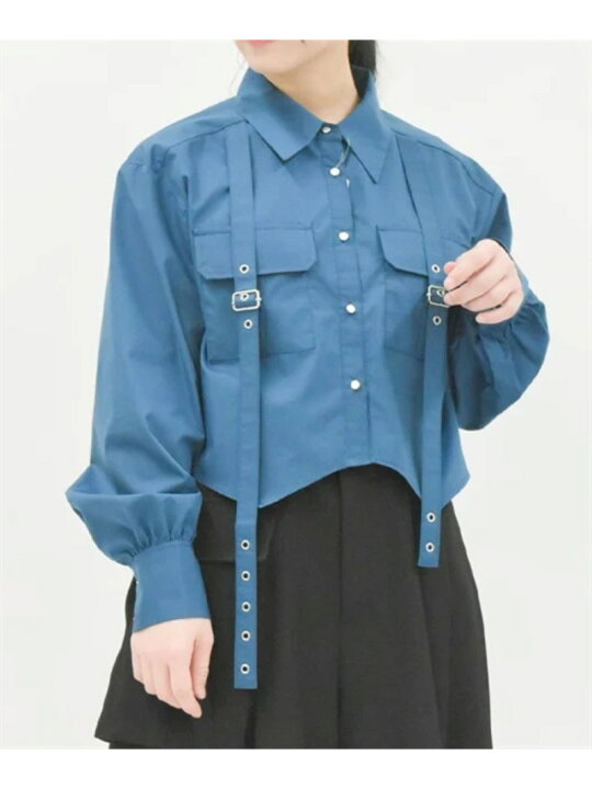 楽天市場】【SALE／55%OFF】ハトメ使いショートシャツ axes femme 