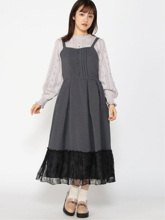楽天市場】【SALE／45%OFF】(W)タックデザインジャンスカ axes femme 