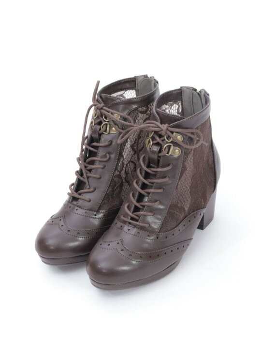 楽天市場】【SALE／40%OFF】チュールレースアップブーツ axes femme 