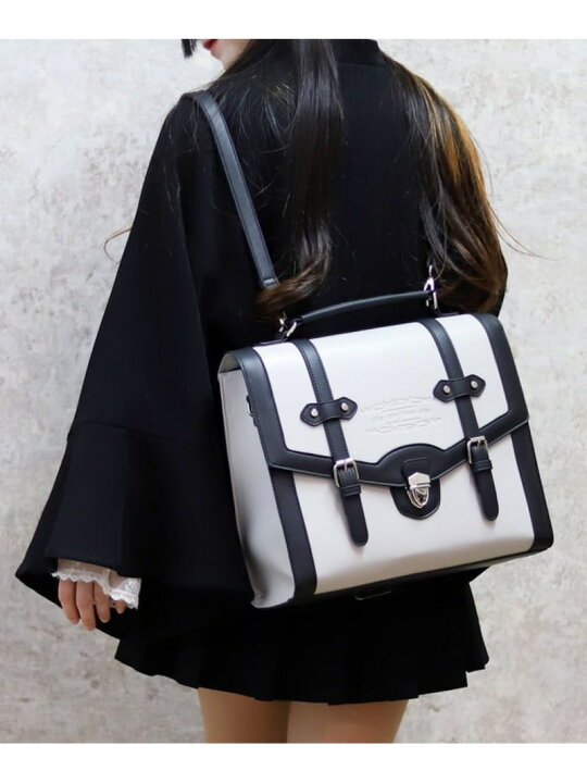 楽天市場】【SALE／40%OFF】ベルトデザイン配色サッチェル axes femme