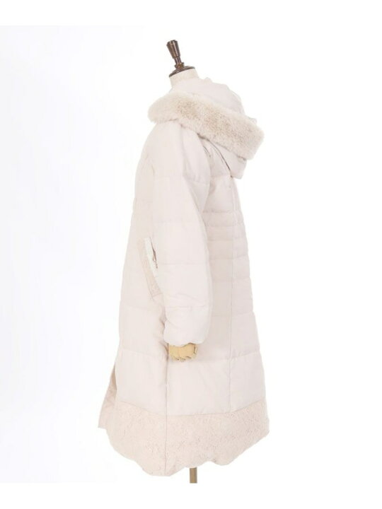 楽天市場】【SALE／42%OFF】裾レースロングダウンコート axes femme 