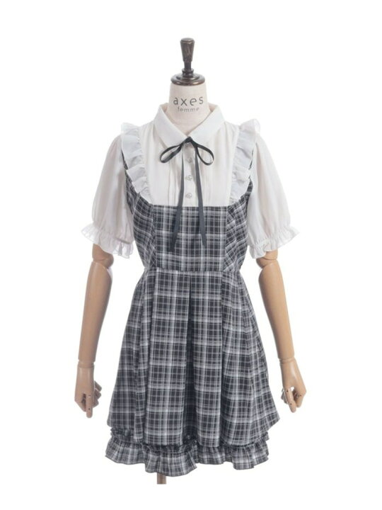 楽天市場】【SALE／41%OFF】ドッキング風セットアップ axes femme 