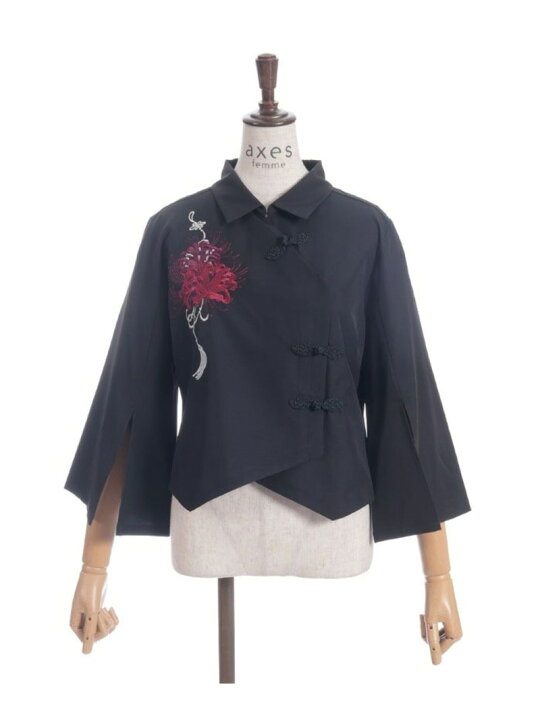楽天市場】【SALE／40%OFF】彼岸花刺繍ショートシャツ axes femme 