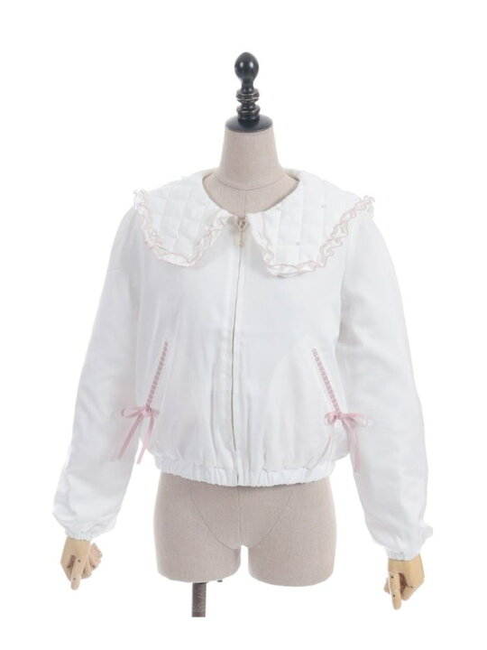楽天市場】【SALE／59%OFF】パールキルティングブルゾン axes femme 