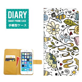Galaxy S8+ 手帳型ケース (L) 送料無料 Flower フラワー デザイン オシャレ フラワー Flower 花 花柄 カワイイ