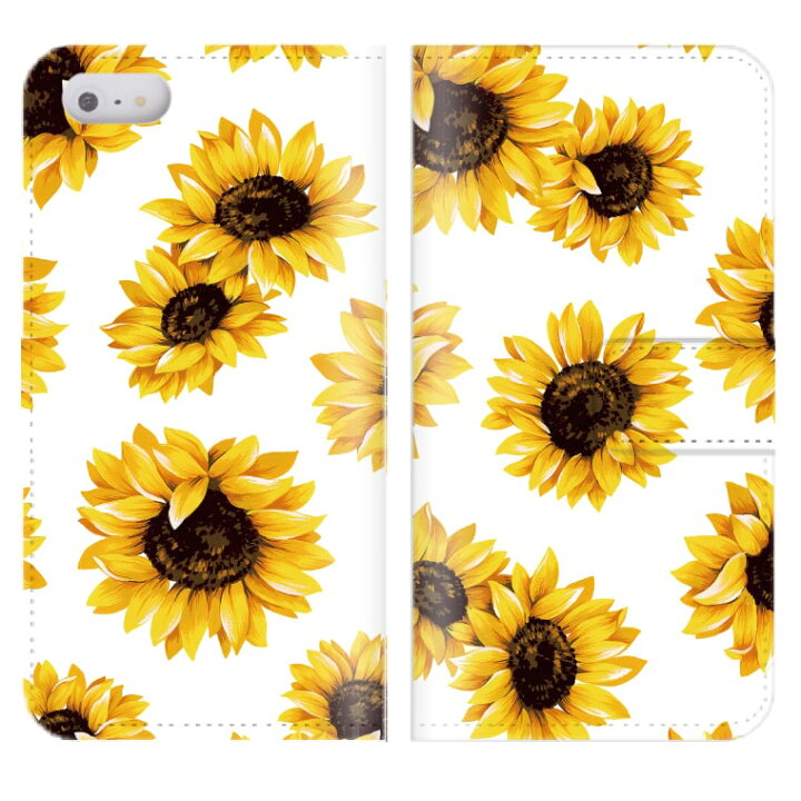 楽天市場 Galaxy Active Neo Sc 01hケース 手帳型 Ml 送料無料 ひまわり デザイン Sunflower ヒマワリ 花柄 花 Flower フラワー ハワイアン 夏 オシャレ カワイイ Axia Mall