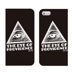 iPhone5cケース手帳型送料無料FreemasonフリーメイソンilluminatiイルミナティTheEyeOfProMidenceZEELEオシャレクール都市伝説ブラックホワイトデザインブラックホワイトグレー