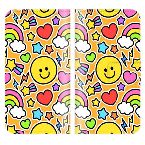 楽天市場 Iphone6s ケース 手帳型 送料無料 Smile スマイル イラスト デザインニコちゃん マーク ニコニコ ハート 雲 スター Star イエロー ブルー ピンク グリーン オレンジ カワイイ 女子 キッズ 子供 Axia Mall