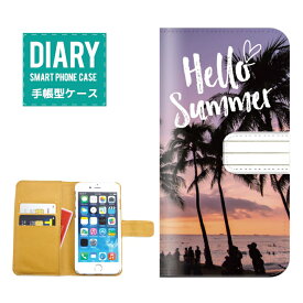iPhone 11 Pro Max ケース 手帳型 iPhone11ProMax 送料無料 Galaxy Hello Summer デザイン ALOHA サマー アロハ ハワイアン BEACH ビーチ SURF