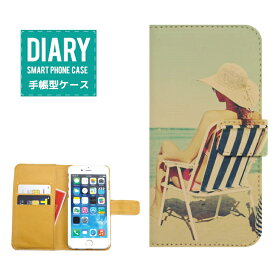 iPod touch 第6世代ケース 手帳型 送料無料 ハワイアン デザイン ALOHA サマー SUMMER アロハ BEACH ビーチ SURF サーフ