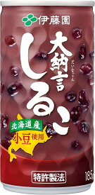 伊藤園 大納言しるこ 缶 185g