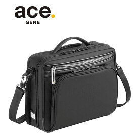 【革ケアキット/防水スプレー どちらかプレゼント！】エースジーン ACEGENE B4PC収納 2ルーム エキスパンダブル フレックスライト フィット FLEX LITE Fit 54560