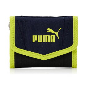 プーマ PUMA マジックテープ留め二つ折り財布 2つ折財布 キッズ財布 F-079035 【メール便配送商品】/月間優良ショップ ビッグロゴ スポーツ サッカー 野球 スポーツ 通勤 通学 修学旅行 学習 林間 遠征 大容量 ユニセックス 軽量 撥水