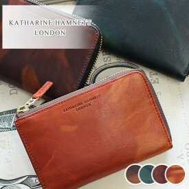 二つ折り財布 財布 490-59202 キャサリンハムネット KATHARINE HAMNETT LONDON L字ファスナー FLUID フルード