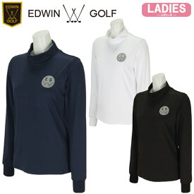 【SALE】【19秋冬】EDWIN GOLF（エドウィン）EG19AW6030 レディース モックネックシャツ MOCK NECK SHIRT【11875】