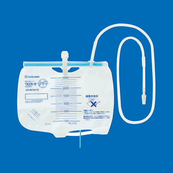 テルモ 品質検査済 ウロガードプラス ハイクオリティ UD-BE3012 新鮮尿採取口：なし 逆流防止弁:なし 1個