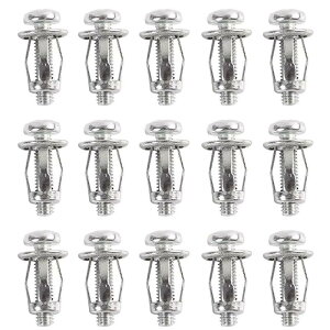 �Ԃт�i�b�g �����߂��� �g���l�W �Œ�l�W 15���� DIY ���^�� ���x�b�g�i�b�g�L�b�g �Œ��� (M6*25)