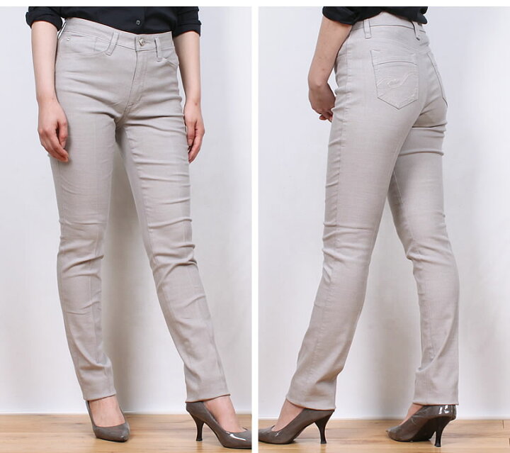 <br>【SALE】綿麻　サマー シガレット<br>Mrs.JeanaGOLD/ミセスジーナ/ミセスジーンズ/ゴールド/GM-3646<br>GM3646_03_15_08<br><br>【税込￥14300（本体価格￥13000）】