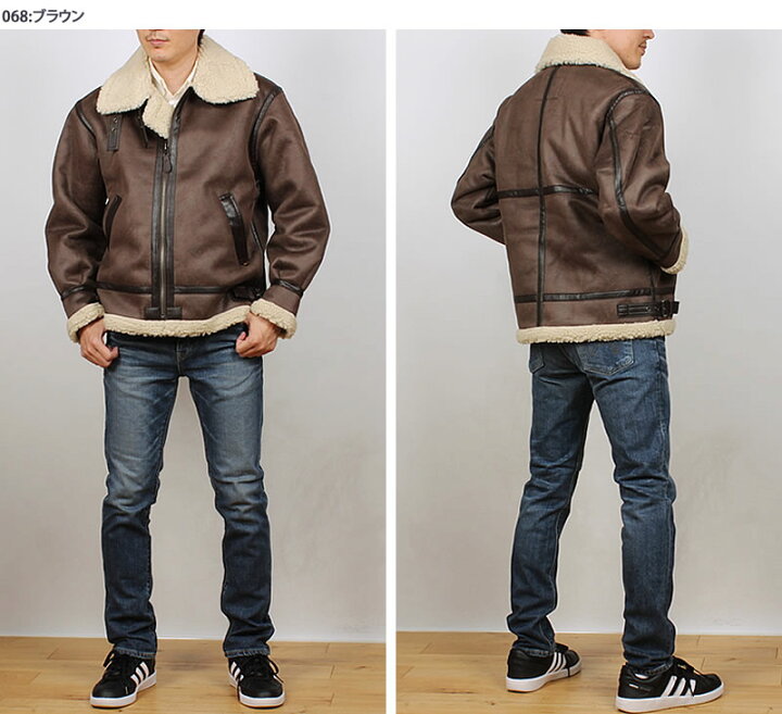 楽天市場】【10%OFF】ALPHA アルファ B-3 フェイクムートンジャケット  