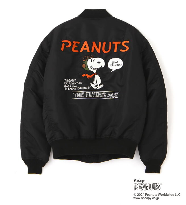 楽天市場】AVIREX アビレックス MA-1 PEANUTS ピーナッツ FLYING ACE 