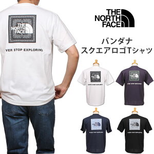 THE NORTH FACE �U�E�m�[�X�E�t�F�C�X �o���_�i�X�N�G�A���S T�V���c �V���[�g�X���[�u S/S Bandana Square Logo TeeNT32446_W2_ED_UN_K2�A�N�X�O�M/AXS SANSHIN/�T���V���y�ō���5500�i�{�̉��i��5000�j�z