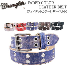 Faded Color Leather Belt (フェイデッドカラー レザーベルト) 風合いあるデザインベルト!Wrangler/ラングラー/WR4127アクス三信/AXS SANSHIN/サンシン【税込￥2750（本体価格￥2500）】