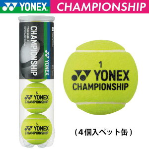 ヨネックス チャンピオンシップ YONEX CHANPIONSHIP TB-CHS4 4球入 硬式 テニスボール 練習球