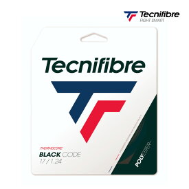 【15日0時〜24H限定★ショップP最大10倍】【ポスト投函対応】Tecnifibre　BLACK CODE-12M　テクニファイバー　ブラックコード　04GBL　ストリング　単張り　1.18 1.24 1.28