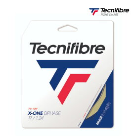 【15日0時〜24H限定★ショップP最大10倍】【ポスト投函対応】Tecnifibre　X-ONE BIPHASE 12M　テクニファイバー　エックスワンバイフェイズ　01GXO　テニス　ストリング　ガット　単張り　ナチュラル　ブラック　レッド