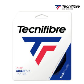 【15日0時〜24H限定★ショップP最大10倍】【ポスト投函対応】Tecnifibre　MULTIFEEL 12M　テクニファイバー　マルチフィール　02GMU　テニス　ストリング　ガット　単張り　ブラック　ナチュラル