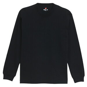 Hanes BEEFY LONG SLEEVE �u���b�N M H5186 090 �`�����s�I�� Hanes INNERWEAR �E�F�A�i�����Y�E���j�j