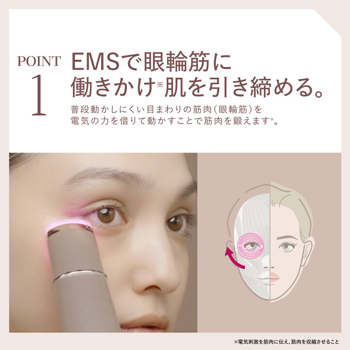 楽天市場】目元ケア 美顔器 | アクシージア メイト フォーアイズ 
