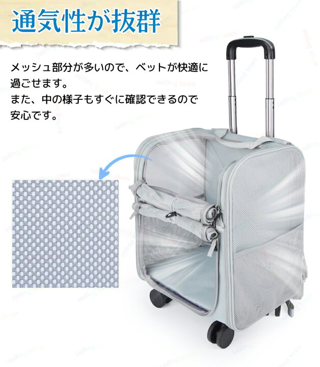 WOSIIKSLL PU レザー ペットバッグ 通気性 メッシュ 犬用キャリア 旅行 