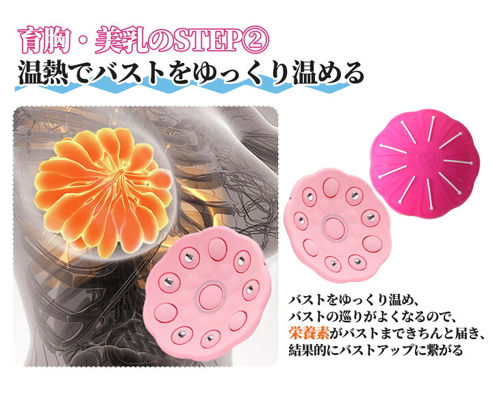 素人投稿　無乳 楽天市場】【８００円OFFクーポン!18日迄】バストアップ ems バストケア バストマッサージャー バスト マッサージ 器 EMS 温熱 マッサージ  LED 美胸 胸マッサージャー バストアップ 育乳 美乳 美肌 USB充電 リモコン付き おうちエステ 乳房 胸部 軽量 2枚入り : Selling  Town