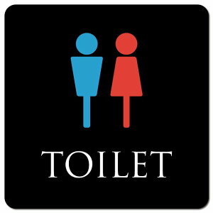 �g�C�� ���� TOILET �g�C���}�[�N �u���b�N���J���[ �j���}�[�N �s�N�g�T�C�� �}�O�l�b�g�X�e�b�J�[ �}�O�l�b�g ���� �����` 13x13cm �T�C�� �C���e���A �{�� �ē�