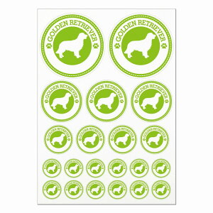 �h�b�O �X�e�b�J�[ �S�[���f�����g���o�[ ���C�g�O���[�� A4�T�C�Y �܂Ƃ߂ċl�ߍ��킹 �ۃ^�C�v �T�C�Y�� 21���Z�b�g ����� �V�[�� �J�[�X�e�b�J�[ ���� �L�����v ������ �h�b�O�t�[�h�p 