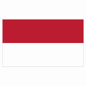 150x86mm ChlVA Indonesia  XebJ[ V[ National Flag   r