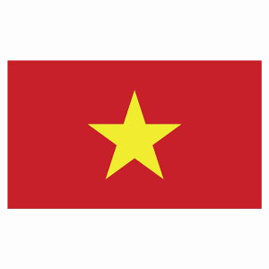 180x103mm xgi Vietnam  XebJ[ V[ National Flag   r