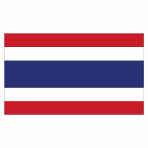180x103mm ^C Thailand  XebJ[ V[ National Flag   r
