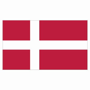 270x155mm f}[N Denmark  XebJ[ V[ National Flag   r