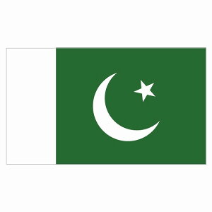 210x121mm pLX^ Pakistan  XebJ[ V[ National Flag   r