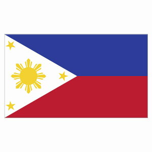 270x155mm tBs Philippine  XebJ[ V[ National Flag   r