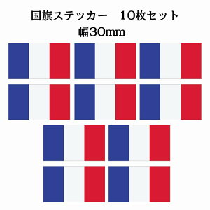 30x17mm 10Zbg tX France  XebJ[ V[ National Flag   r