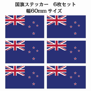 60x34mm 6Zbg j[W[h New Zealand  XebJ[ V[ National Flag   r