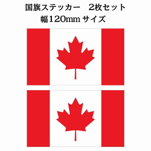 120x69mm 2Zbg Ji_ Canada  XebJ[ V[ National Flag   r