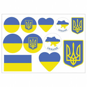 ENCi Ukraine  XebJ[ A5TCY lߍ Zbg V[ National Flag